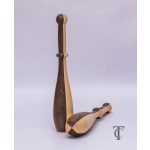 Indian club Toldi 1P maple-walnut + TC bag