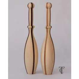Indian Club Toldi 2X maple-walnut + TC bag