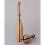 Indian Club Toldi 2X maple-walnut + TC bag