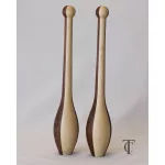 Indian club teardrop maple-walnut + TC bag