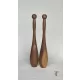 Indian Club Toldi 1 American walnut ringless