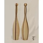 Indian Club Toldi 2X maple-walnut ringless