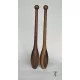 Indian Club Teardrop 55 cm – Walnut
