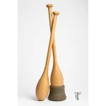 Victorian-Style Teardrop Indian Club cherry