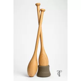 Victorian-Style Teardrop Indian Club cherry