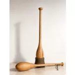 Victorian-Style Teardrop Indian Club cherry