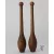Indian Club Teardrop walnut