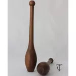 Indian Club Teardrop walnut